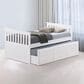Furniture of America Clemens Twin Storage Bed with Trundle in White, , large
