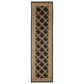 Safavieh Lyndhurst 2"3" x 12" Black and Brown Runner, , large