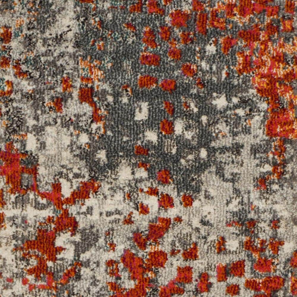 Safavieh Monaco MNC225H-28 2&#39;2&quot; x 8&#39; Grey/Orange Runner, , large