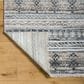 Surya Pompei Brown, Off-White, Light Gray, Black, Dark Blue and Charcoal 10" x 14" Area Rug, , large