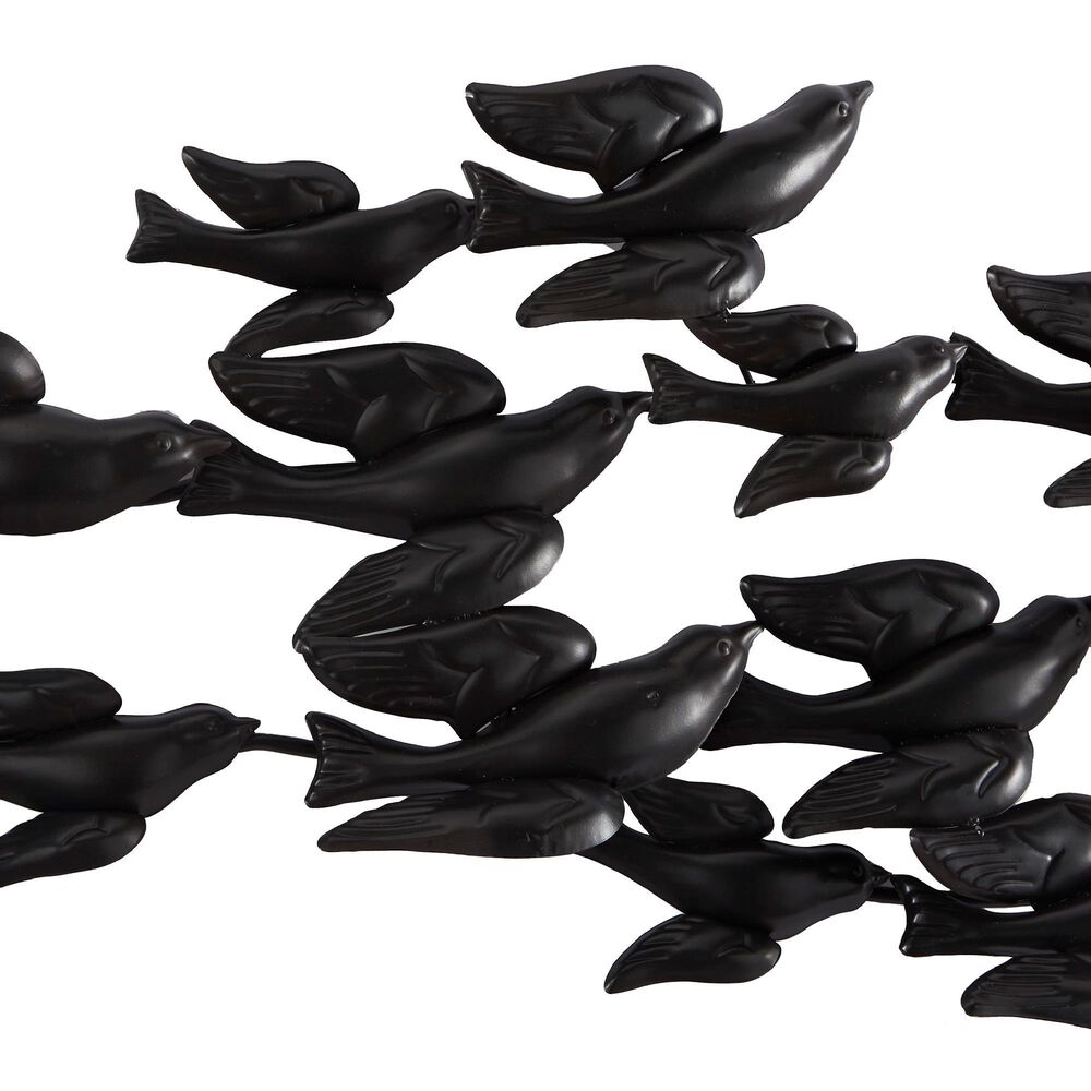 Maple and Jade 18&quot; x 69&quot; Wall Decor in Black, , large