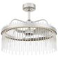 Cal Lighting Anzio Ceiling Fandelier with Light in Chrome, , large