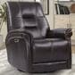 Simeon Collection Carnegie Power Recliner in Verona Coffee, , large