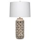 Splendor Living Flora Table Lamp in White Washed, , large