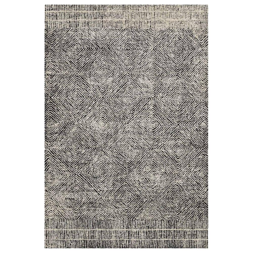 ED Ellen DeGeneres Crafted by Loloi Kopa 9"3" x 13" Black and Ivory Area Rug, , large