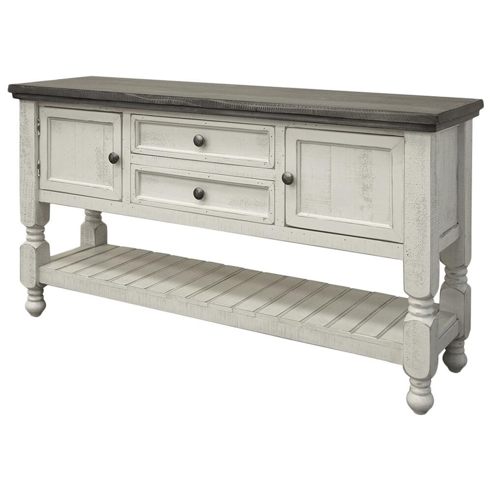 Fallridge Stone Sofa Table in Off White and Gray, , large