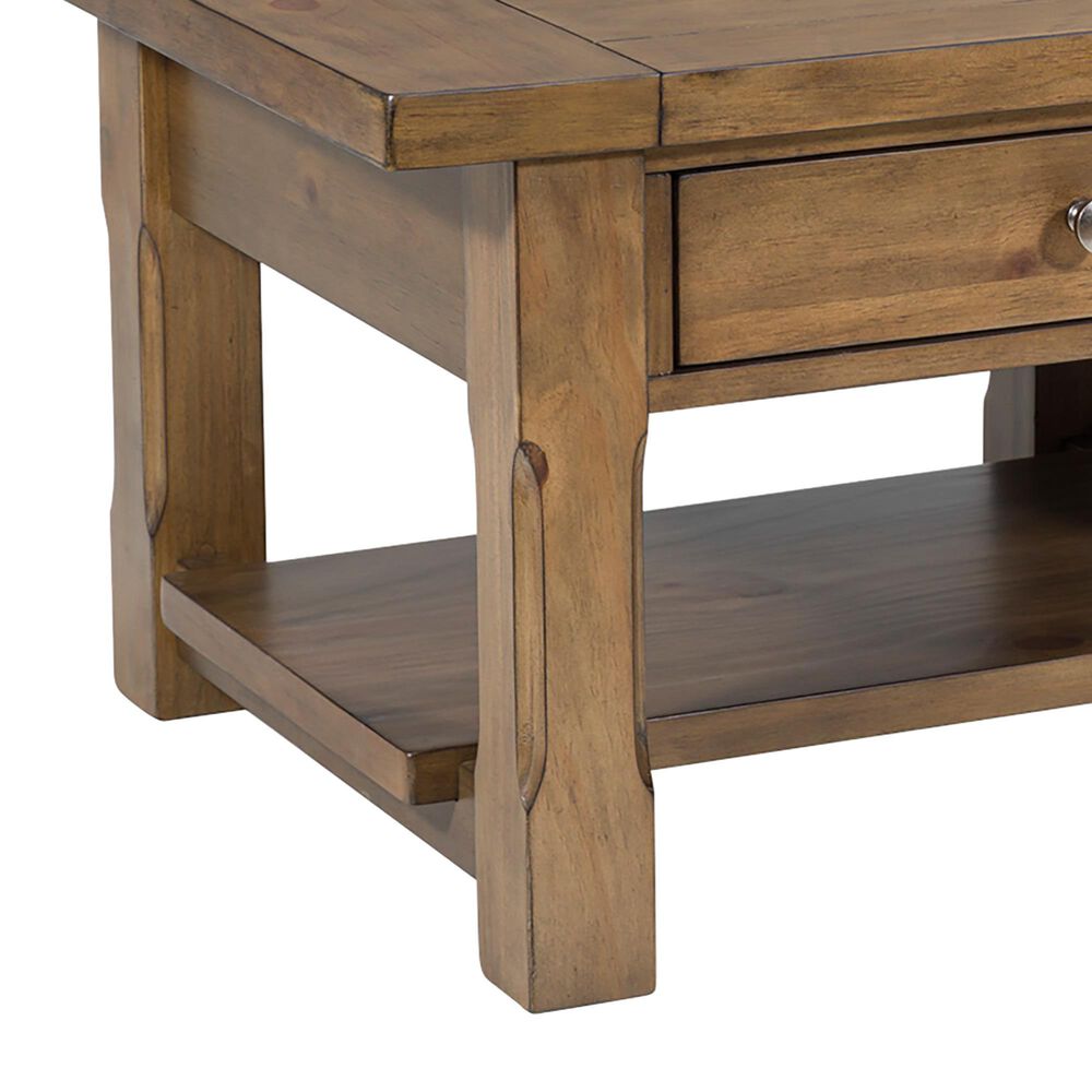 Ashley Vandenmore Rectangular Cocktail Table in Medium Brown, , large