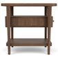 Riverside Furniture Delia Chairside Table in Nouveau Walnut, , large