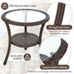 Hearth and Haven 3-Piece Patio Conversation Set in Beige, , large