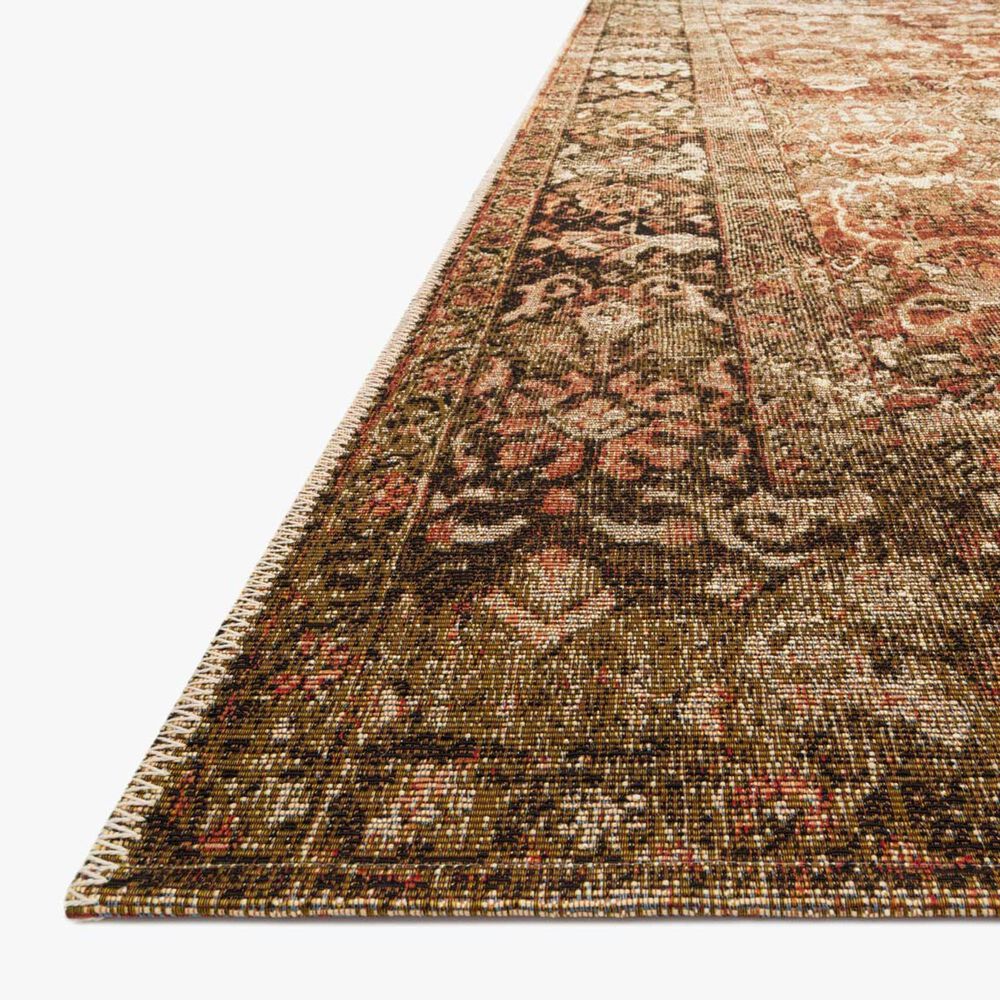 Loloi Sebastian SEB-01 7&#39;10&quot; x 11&#39;2&quot; Rust and Tobacco Area Rug, , large