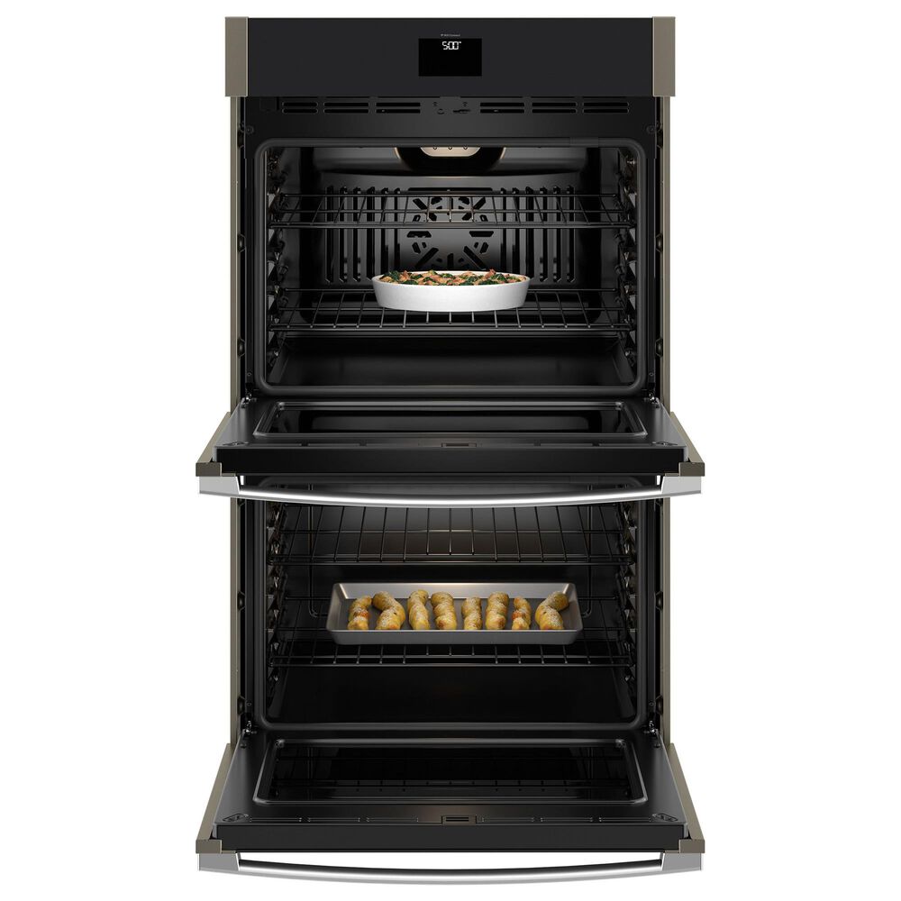 GE Appliances 2-Piece Kitchen Package with Fingerprint Resistant Slate 30&quot; Smart Built-In Double Wall Oven and Stainless Steel 30&quot; Gas Cooktop, , large