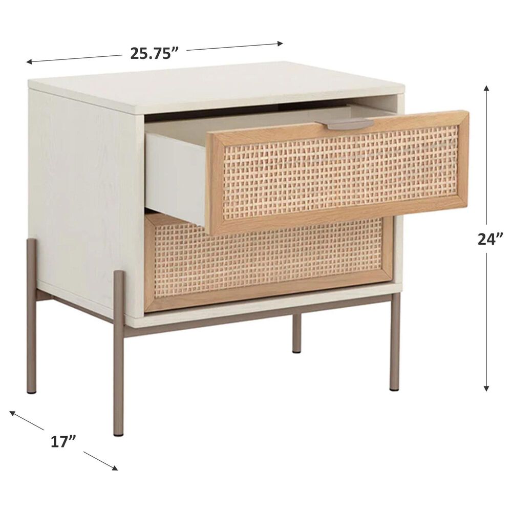 37B Avida Nightstand in Cream, , large