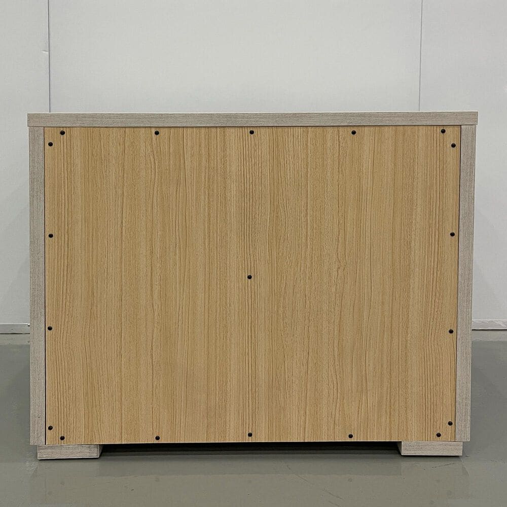 Mayberry Hill San Matteo 4-Piece Twin Bedroom Set in Ash Grey and White, , large