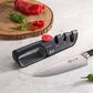 Cangshan 3-Stage Adjustable Knife and Scissor Sharpener in Black, , large