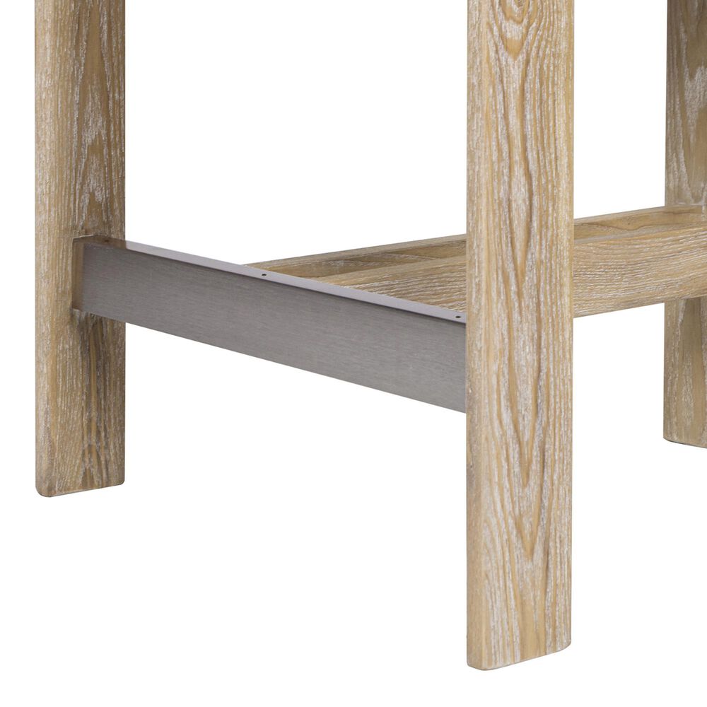 Jennifer Taylor Home Millwick 26.5" Counter Stool with Natural Blonde Cushion in Rustic Blonde, , large