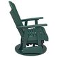 Ashley Shell Beach Patio Swivel Glider Chair in Green, , large
