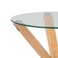 Baxton Studio Lida End Table in Clear/Natural, , large