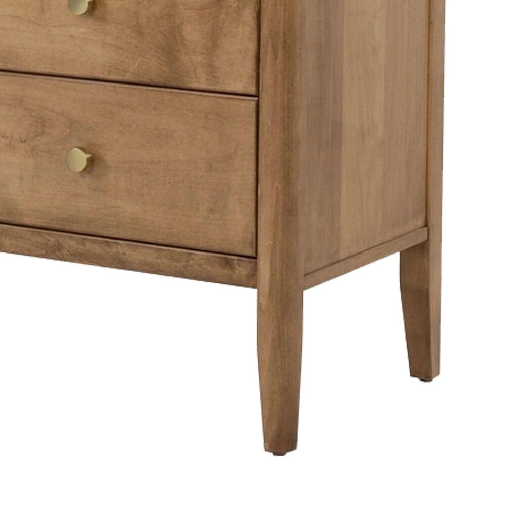 Archbold Furniture Warren 4-Piece Queen Platform Bedroom Set in Harvest, , large