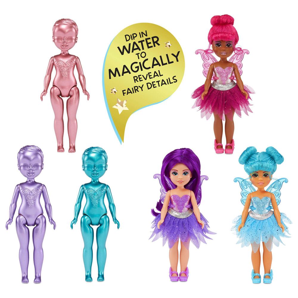 Dream Bella Dream Bella Color Change Surprise Little Fairies - Dream Bella 5.5&quot; Fairy Doll in Teal, , large
