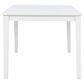 Linon Home Decor Maggie Dining Table in White - Table Only, , large
