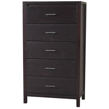 37B Nevis 5 Drawer Chest in Espresso, , large