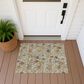 Dalyn Rug Company Soft Essentials Floral Coffee 1"8" x 2"6" Indoor/Outdoor Area Rug, , large