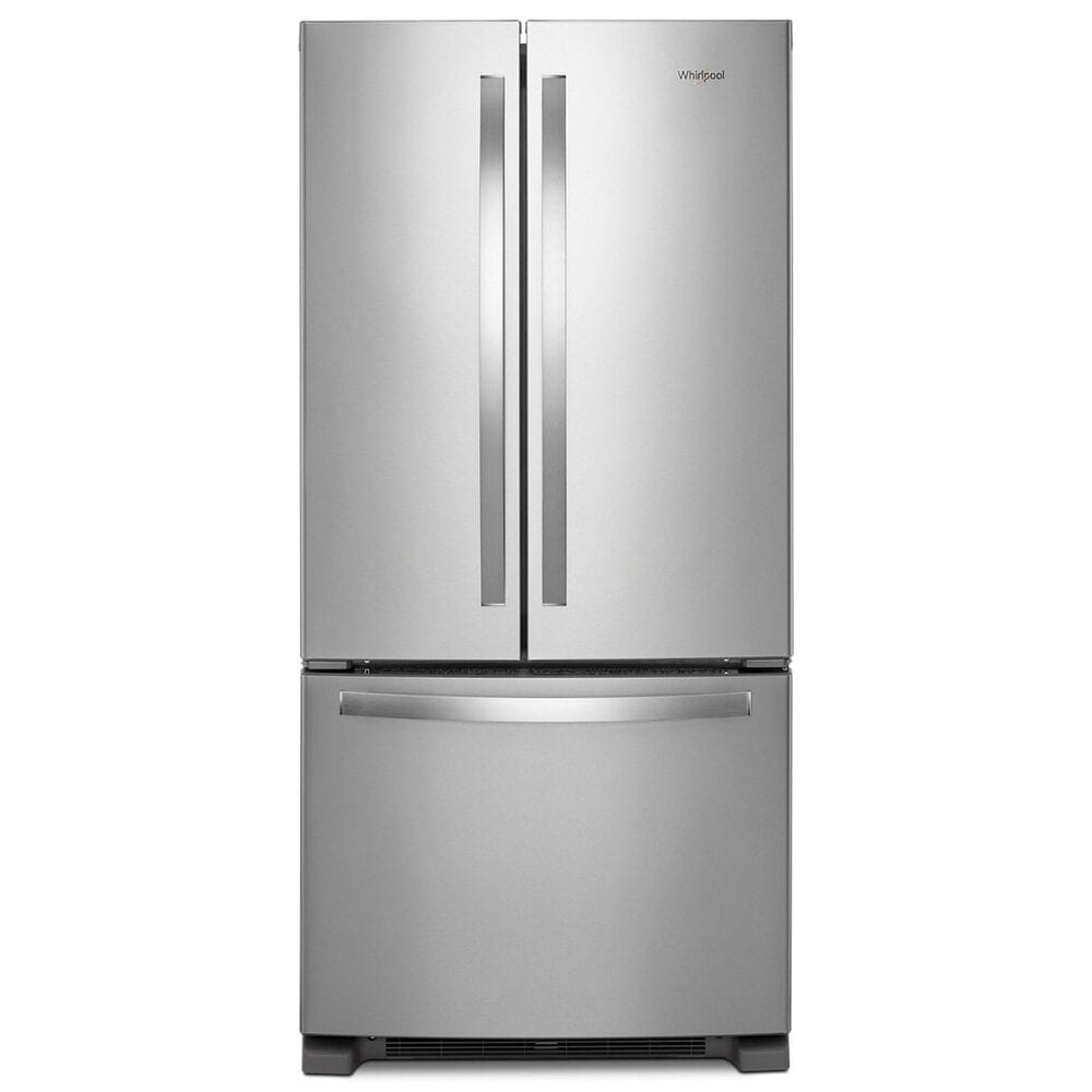 Whirlpool 22.1 Cu. Ft French Door Refrigerator in Fingerprint Resistant Stainless Steel, , large