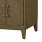 Lexora Home Laurel 60" Double Bathroom Vanity in Grey Oak with White Quartz Top and Rectangular Sinks, , large