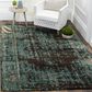 Safavieh Classic Vintage CLV225A 5" x 8" Teal and Brown Area Rug, , large