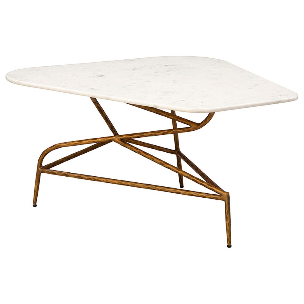 Timeless Designs Bechamel Nesting Table in Gold and White, , large