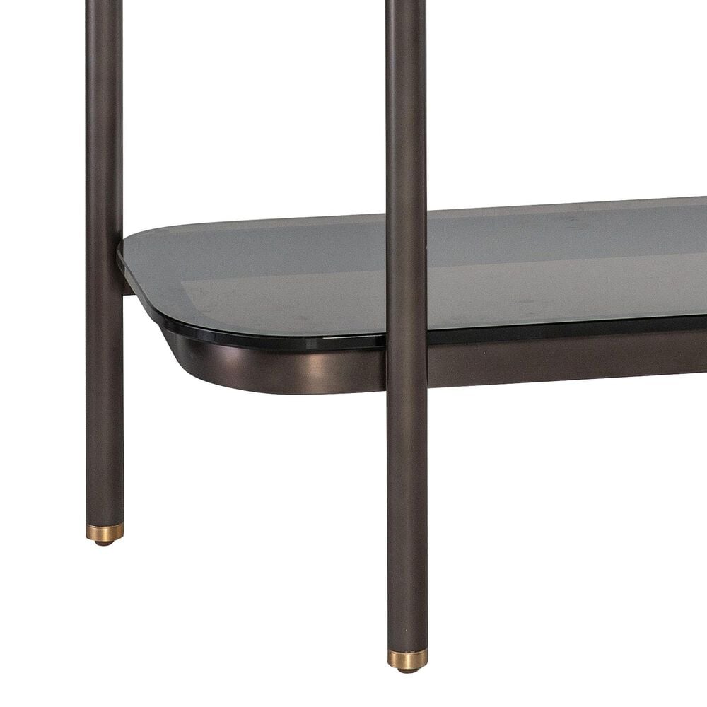 Hooker Furniture Grayson 5-Shelf Etagere in Black and Gold, , large