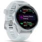 Garmin Forerunner 570 42mm Cloud Blue Aluminum Case with Translucent Whitestone Band, , large