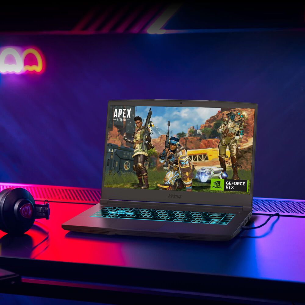 MSI Thin A15 15.6&quot; Gaming Laptop | AMD Ryzen 5 7535HS - 16GB RAM - 512GB SSD - NVIDIA GeForce RTX 4060 Graphics- 512GB SSD in Gray, , large