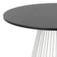 LumiSource Canary Dining Table in White and Black - Table Only, , large