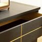 Jennifer Taylor Home Kingsly Storage Chest in Espresso Black and Gold, , large