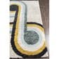 Novogratz Retro RET-03 5" x 7"6" Blue Area Rug, , large