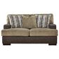 Ashley Alesbury Stationary Loveseat in Chocolate, , large