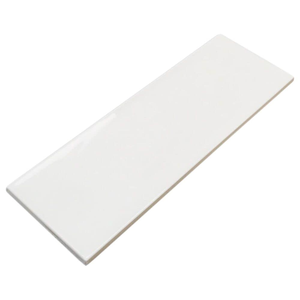 Soho Studio Bulevar White 4" x 12" Ceramic Tile, , large