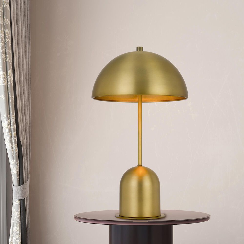 Cal Lighting Peppa Table Touch Lamp in Antique Brass, , large