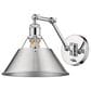 Golden Lighting Orwell 1-Light Wall Sconce in Chrome, , large