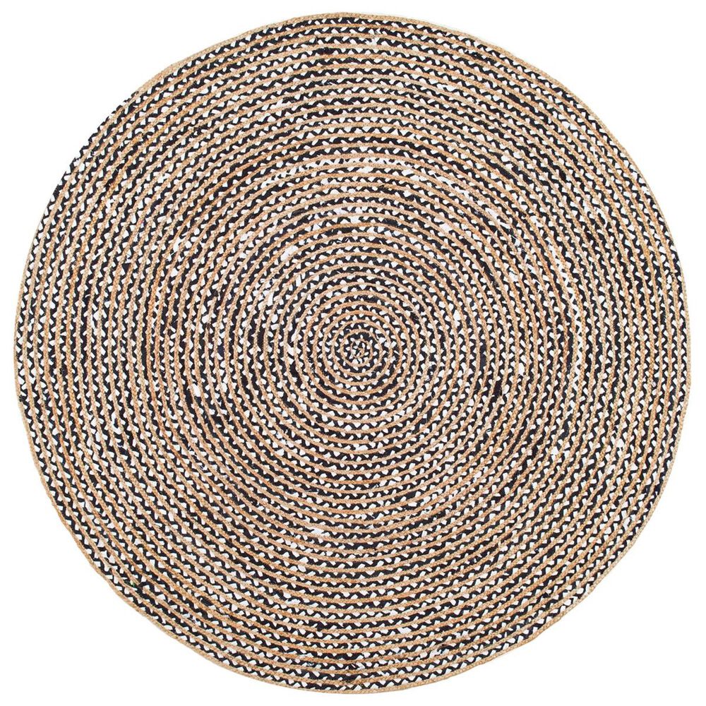 nuLOOM Dune Road TADR05A 8' Round Black Area Rug ...