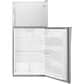 Whirlpool 18 Cu. Ft. Top Freezer Refrigerator with Flexi Slide Bin in Monochromatic Stainless Steel, , large