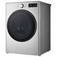 LG 7.4 Cu. Ft. Smart Front Load Electric Dryer with AI Sensor Dry in Graphite Steel, , large