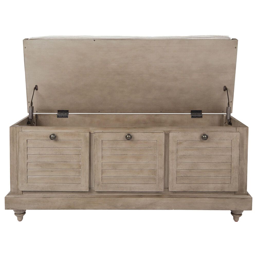 OSP Home Dover Storage Bench in Antique Gray, , large