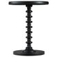 Linon Home Decor Aurora Round Side Table in Black, , large