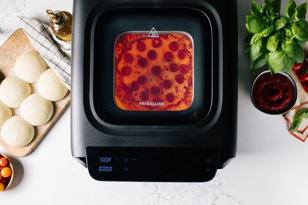 Frigidaire Indoor Pizza Oven &amp; Air Fryer, , large