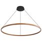 Golden Lighting Veritas 35" 1-Light Chandelier in Driftwood, , large