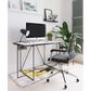 Zuo Modern Liderato Office Chair in Black and Silver, , large