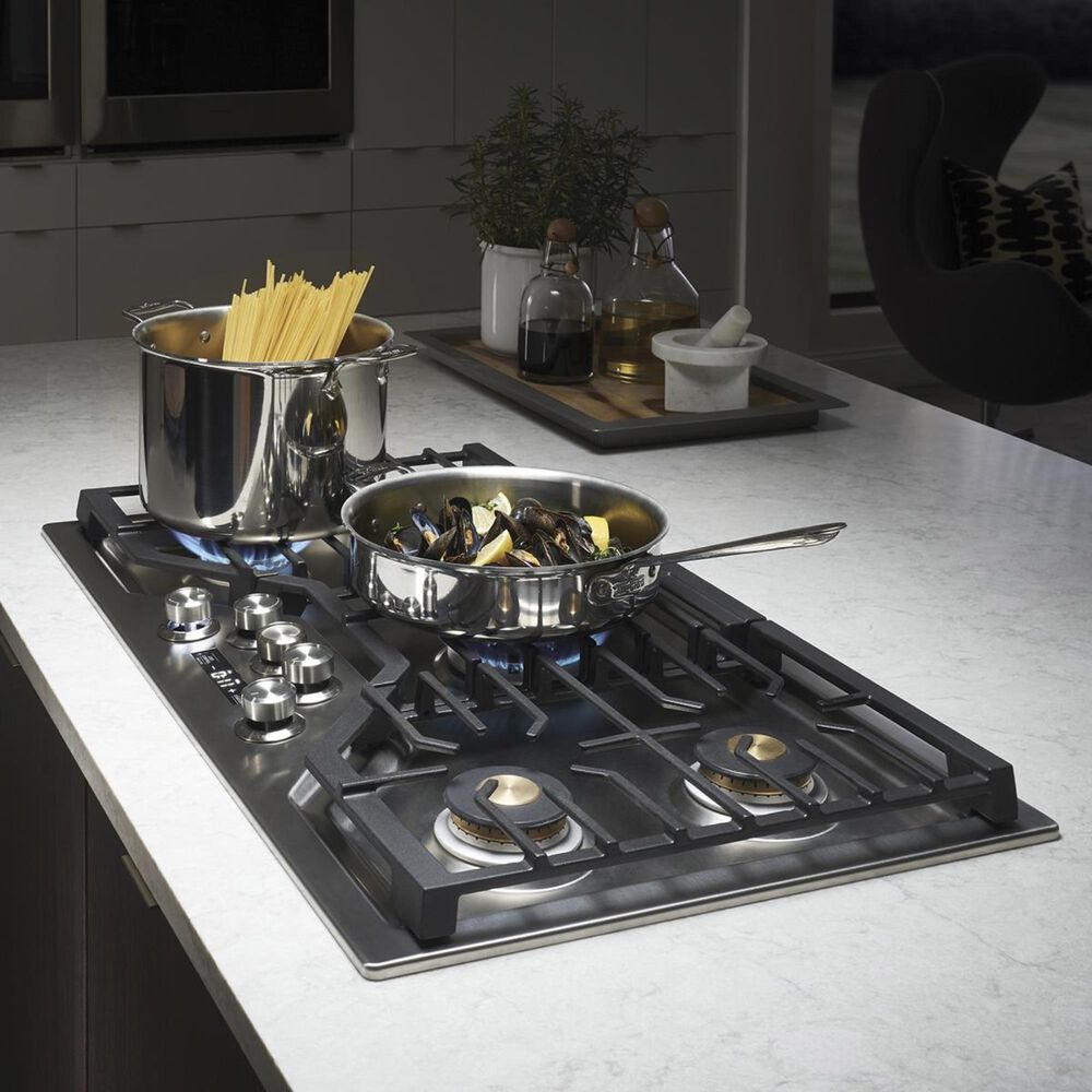 Monogram 36&quot; Gas Sealed Burner Cooktop in Stainless Steel, , large