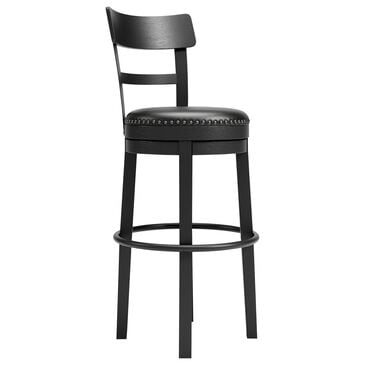 Ashley Valebeck Swivel Bar Stool in Antiqued Black, , large